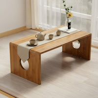 Tatami Coffee Table Space-Saving Tatami Tea Table Multi-Functional Bamboo Low Desk for Students, Bay Window, Bed, Small Areas