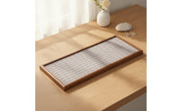 Jewelry Display Tray with Fabric Slimline Wooden Jewelry Tray Rectangular
