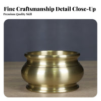 Antique Finish Spiritual Practice Brass incense burner Traditional Scent Dish Household Item for Indoor Worship