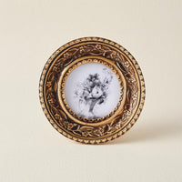 Floral Tabletop Photo Frame Embossed Vintage Photo Frame