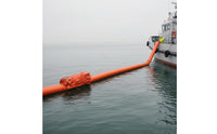 Oil Containment Barrier Buoyant Oil Spill Barrier Marine Equipment Foldable High Visibility