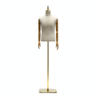 Half Body Suit Display High-End Design Half Body Mannequin Stand for Showroom