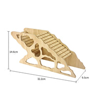 Hamster Tunnel with Ramp Climbing Wooden Hamster Smooth Pet Supply for Hamsters