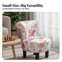 European design Low-Backed Round Stool With Backrest Household Furniture Multi-Purpose Footrest Padded Seat for Children, Home Users, Adults, Living Room, Bedroom, Entryway