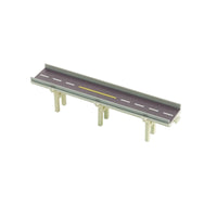 1:300 Scale Miniature Highway Segment Elevated Highway Bridge Model Painted for Architects, Dioramas