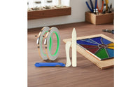 5 Pieces Strong Adhesive Stained Glass Foiling Tape Easy to Peel and Tear Copper Foil Tape Kit Craft Supplies for Electronics Repair
