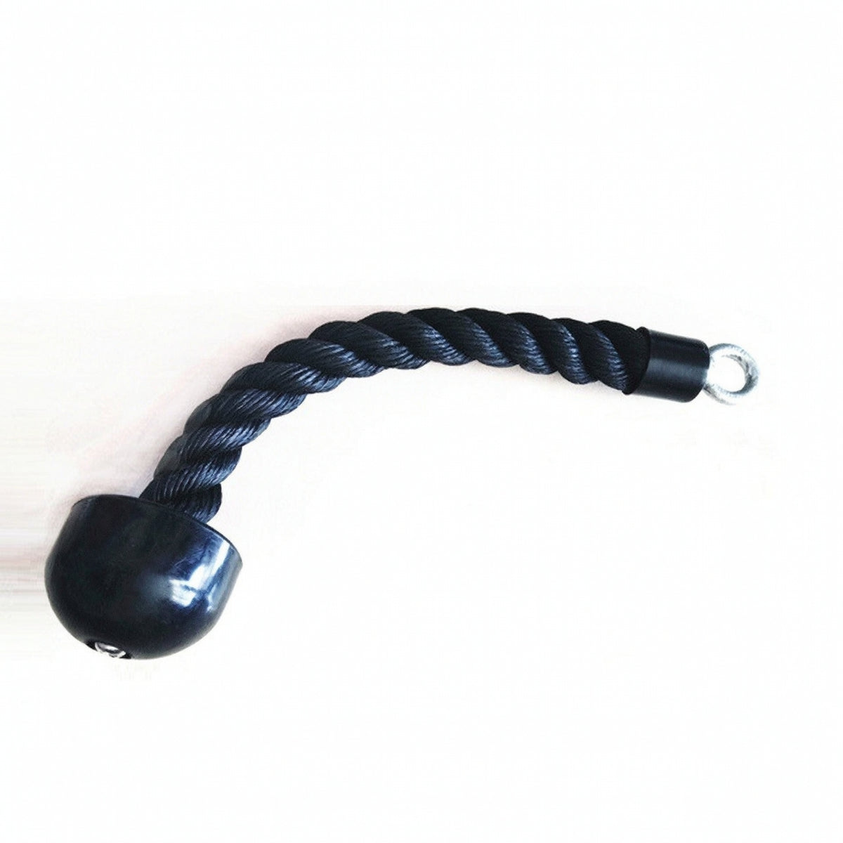 Coated Tricep Rope with Rubber Ends Compact Tricep Rope Long-Lasting Pulldown Attachment Comfortable for Athletes, Strength Training