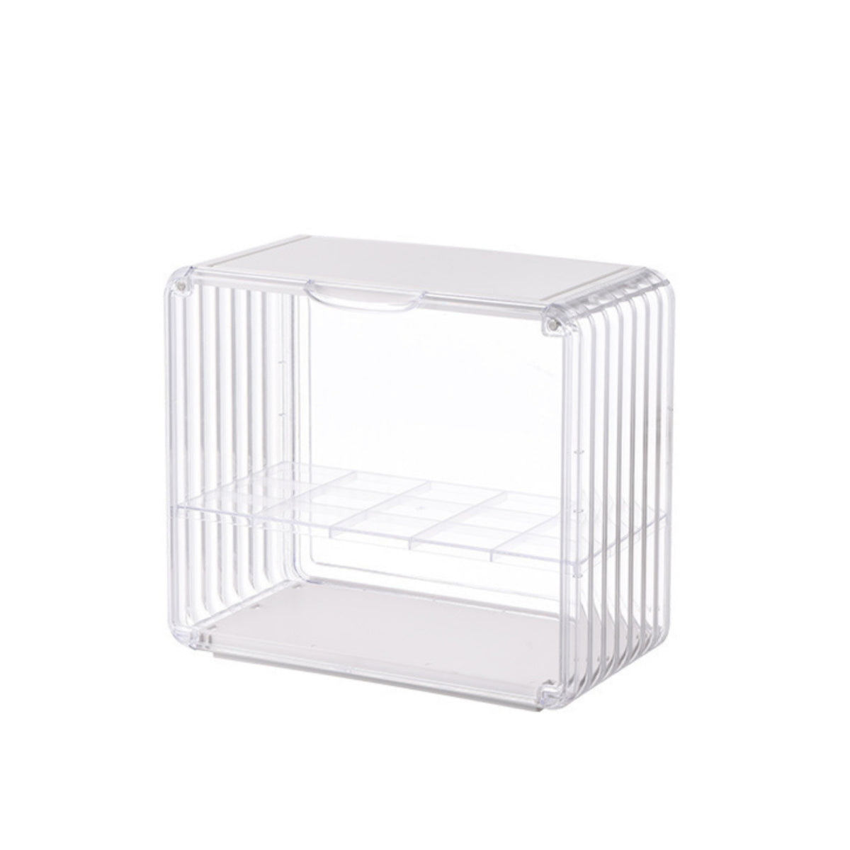 Dustproof Acrylic Display Case with Shelf Clear Acrylic Display Box with Door Sturdy Container Sturdy for Collectors