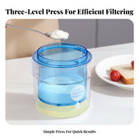 Greek Yogurt Strainer Super-Fine Mesh Greek Yogurt Strainer Food Grade Material Whey Separator for Home