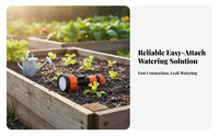Long-Lasting Seedling Sprinkler Head Easy to Clean Fine Mist Watering Nozzle Leak-Proof Connection Garden Sprinkler Wand On/deactivate Switch for Gardeners, Farmers, Nursery, Greenhouse, Farm