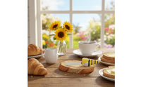 Bee Butter Dish Enchanting Design Bee Theme Butter Holder Tableware With Lid Farmhouse Design for Parties