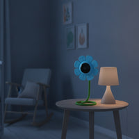 Wireless Baby Monitor with Flexible Stem Compact Flower Baby Camera Decorative for Parents, Newborns, Nursery, Crib
