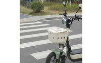 Electric Bike Basket Long-Lasting Bike Basket with Lid Wear-Resistant Universal for Commuters, Grocery Runs, Daily Errands