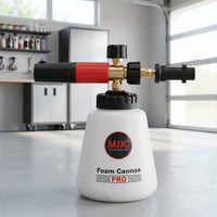 Car Cleaning Foam Sprayer for Professional Car Wash, 1L Adjustable Car Wash Foam Lance with PA Interface, Tapered Neck Red Dispenser Bottle