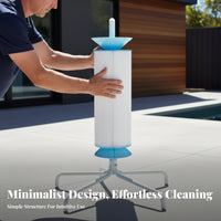 Hands Strainer Cleaner Rack No Bending or Scrubbing Pool Strainer Cleaning Stand Poolside, Backyard