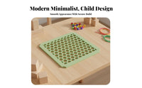 Educational Toy Climbing Frame H Single Ycomb Board Modular Design Hexagonal Pattern Play Panel Sensory Development Indoor Adventure Gym Part for Preschoolers, Toddlers, Children, Kindergarten, Nursery, Playroom, Living Room