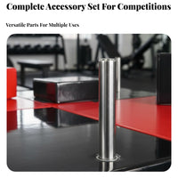 Arm Wrestling Table Heavy Duty Steel Frame Arm Wrestling Battle Table Includes Pulley Strength Training Equipment for Professionals, Beginners