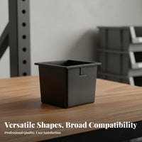 Pipe Reducer Sleeve Multiple Sizes Available Gym Equipment Bushing Plastic Square Tube Insert Secure Fit Square Pipe Insert