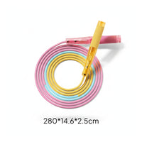 Double-bearingBearing Kids Jump Rope Ribbed Grip Speed Jump Rope Storage Pouch Skipping Cord Ball Bearings for Children, Beginners, Exercise