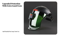 & IR Protection Auto-Darkening Metal-Joining Helmet Shockproof Resistant Auto Darkening Metal-Joining Helmet Comfortable Fit for Welders