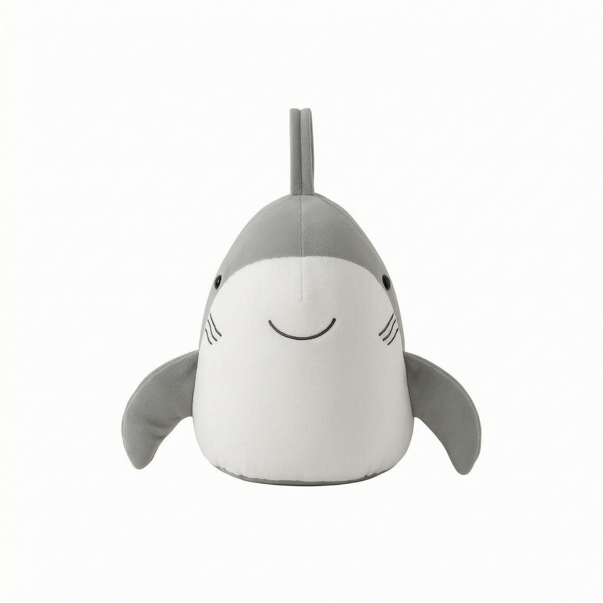 Cute Shark Door Stopper Cartoon Textile Door Stopper Soft Weighted Doorstop Printed Face for Anti-Slam