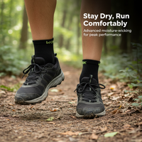 Men's Athletic Low Cut Socks Breathable Moisture Wicking Odor Resistant Ankle Socks for Summer