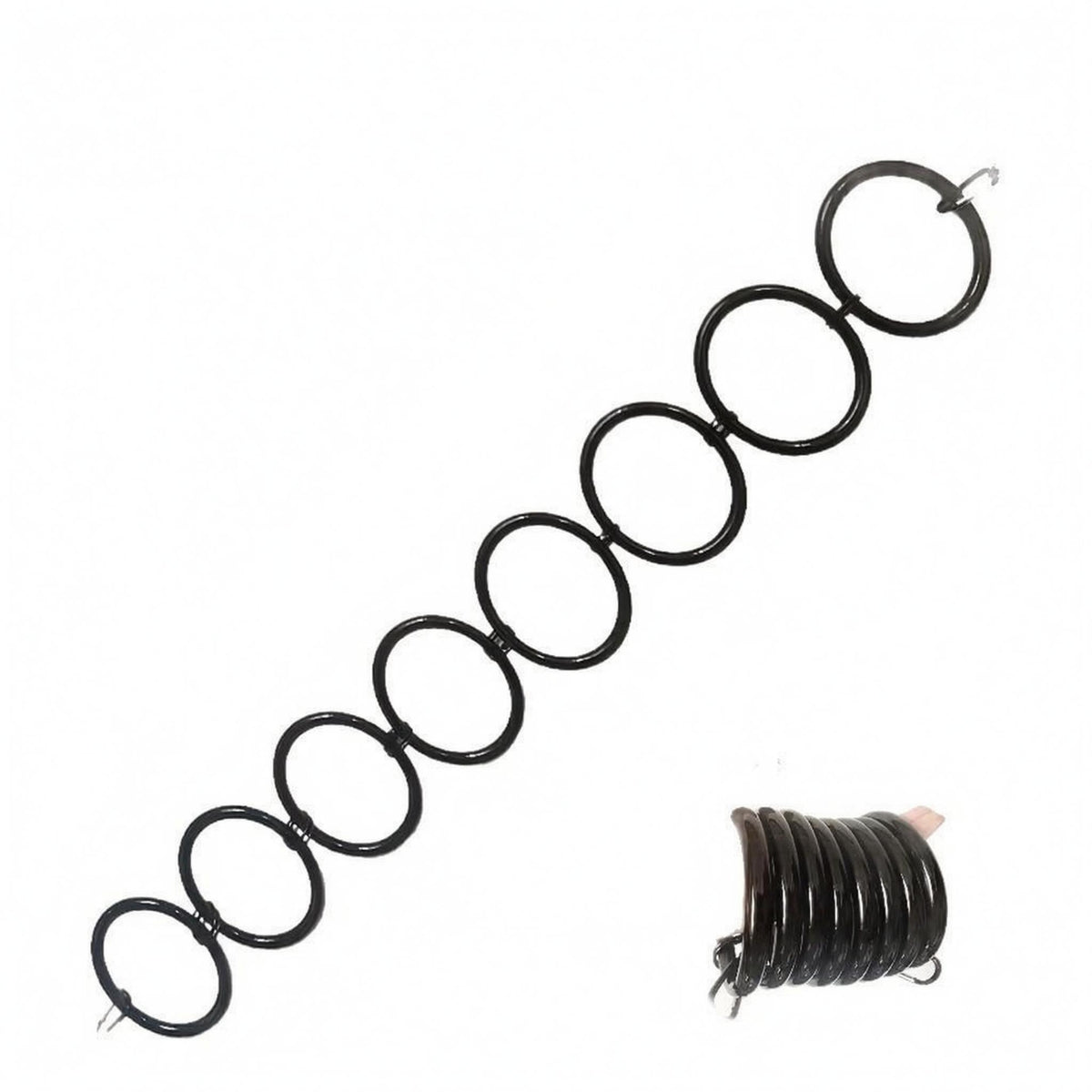 Reptile Climbing Toy Circular Hoops Snake Climbing Ring Hanging Hoop Toy Linked Rings Ring Ladder Metal Clips for Small Animals