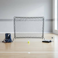 Solo Tennis Practice Net Portable Tennis Rebounder Net Sports Gear Easy to Install Stable Frame for Beginners, Training, Court