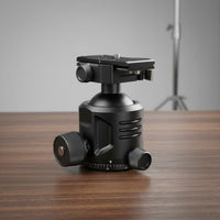 Panoramic Ball Head Unit Slot Design Base Ball Head Heavy Duty Camera Accessory for Photography