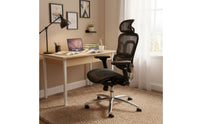360-Degree Swivel Ergonomic Office Chair Reclining Backrest Adjustable Support Chair Thick Padded Seat for Students, Gamers, Study, Gaming