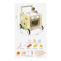 Play Kitchen with Cart Push Kitchen Set with Cart Young Child for Young Children