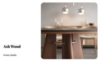 Sintered Stone Top Dining Set Nordic design Kitchen Table Combo Modern Minimalist Design Household Furniture for Homeowners, partners, Family Gatherings