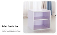 Customizable Layout Stackable Cube Cabinet with Doors Easy Assembly Stackable Cube with Door adaptable Use Household Storage DIY Design for Homeowners, Families, Students, Under Stairs, Study Room, Bedroom, Office