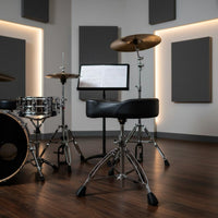 Drum Throne Stable Metal Legs Adjustable Drum Throne Non-Slip Audio Stand Equipment for Stage