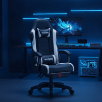 Ergonomic Gaming Chair Padded Reclining Chair with Support Height-Adjustable for Office Workers, Students, Bedroom