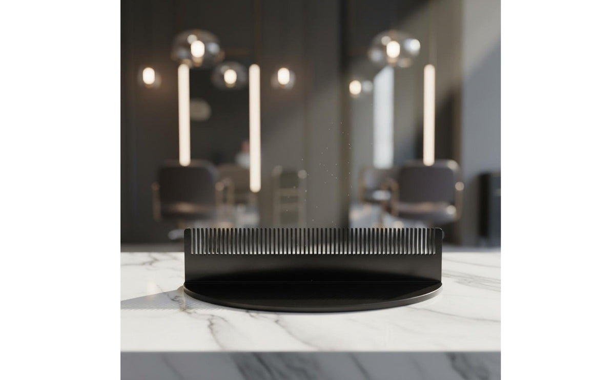 Detachable Hair Weft Holder Easy to Clean Acrylic Strand Attachment Rack Lightweight Comb-Design Hairpiece Organizer for Hairstylists, Hair Stylists