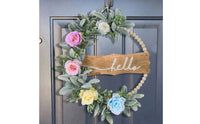 Artificial Flower Wreath Graceful Flower Wreath Home Decor for Wedding, Garden