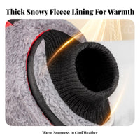 Windproof Winter Handlebar Gloves Thick Fleece Lining Waterproof Handlebar Muffs Foldable Design for Cyclists, Outdoor Commuting, Rainy Days