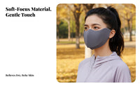 Warm Face Covering Comfortable Windproof Face Covering Cold Weather Accessory Reusable Breathable for Cyclists
