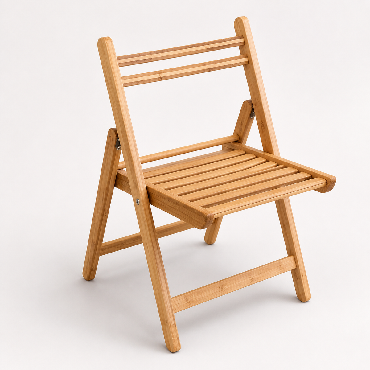 Portable Folding Bamboo Square Table for Small Spaces