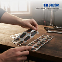 Cycle Tire Patch Repair Kit, Multi-Tool Set, Glue, Abrasive Tool, for Motorcycle Tubes