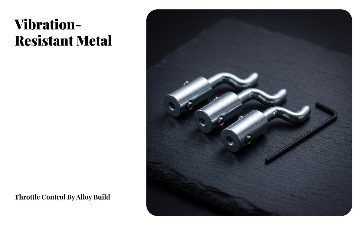 3 Pieces Z-Shaped Throttle Cable Ends | reliable Screw Tightening Metal Construction, Throttle Cable Ends with, for Small Engines