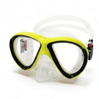 Clear-Lens Diving Mask with Snorkel Adjustable Snorkeling Mask with Snorkel Splash-Proof Breathing Tube Soft Silicone for Children, Beginners, Beach, Pool