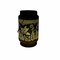 Waterproof Hummingbird Solar Lantern Warm Light Hummingbird Garden Lantern for Patio