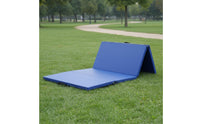 Foldable Design 4-Panel Tumbling Mat Non-Slip Surface Folding Gymnastics Mat Easy to Clean Thick Crash Pad Waterproof for Home