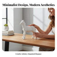Flame-Shaped Statue Elegant Accent Modern Figurine Easy to Clean for Gift Givers