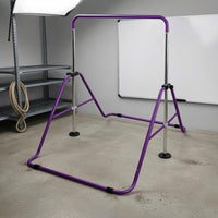Floor Standing Gymnastics Bar Foldable Adjustable Gymnastics Bar Space Saving