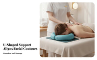 Soft & Comfortable U-Shaped Face Pillow Breathable Beauty Salon Headrest Uninterrupted Comfort for Estheticians, Office Workers