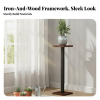 Single Pot Pedestal Stand Floor-Standing Home Decor Space-Saving for Living Room