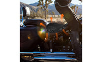 Motorcycle Seat Pad Breathable Motorcycle Seat Cushion with Straps Padded Accessory for Commuting